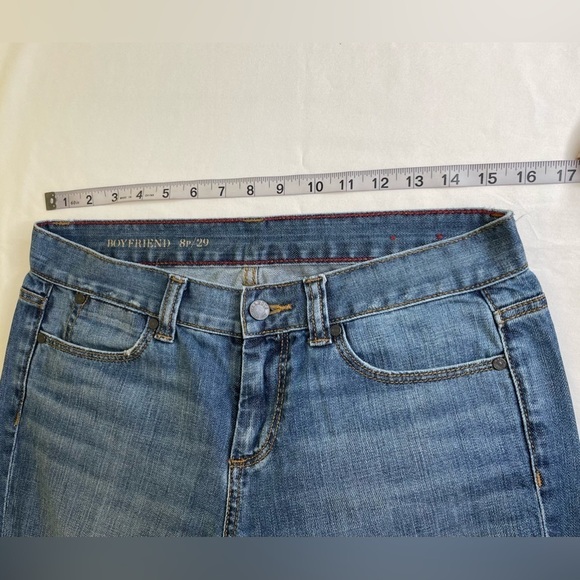 Talbots Boyfriend Fit Jeans 5-Pocket Size 8P - Picture 5 of 7